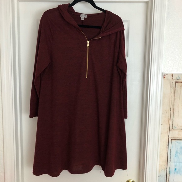 Tops - Euc Hooded Tunic